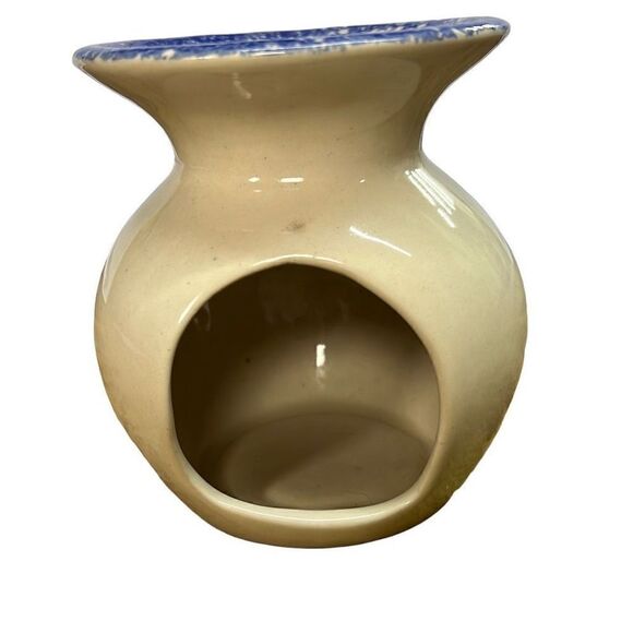 Emerson Creek Pottery Cream Sunflower & Tulip Paint Ceramic Oil Burner - Picture 7 of 8